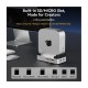 Acasis Mac mini M4 Dock & Stand with 8TB M.2 NVMe SSD Enclosure