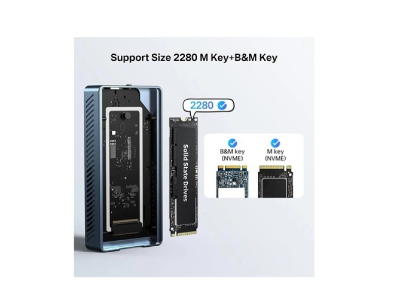 ACASIS TBU405 PRO M1 40GBPS  M.2 NVME THUNDERBOLT 3/4 USB 4 SSD ENCLOSURE