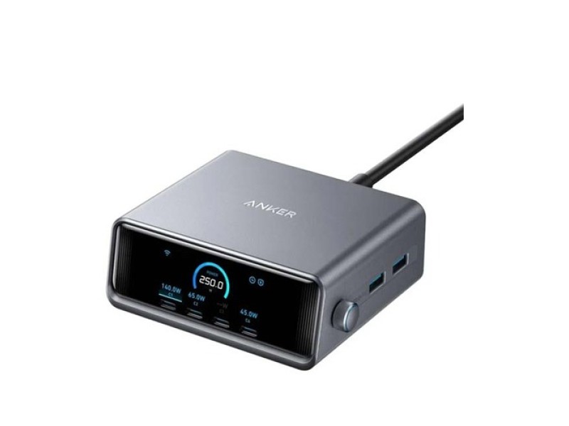 ANKER A2345 250W SMART ULTRA POWERFUL DESKTOP CHARGING STATION
