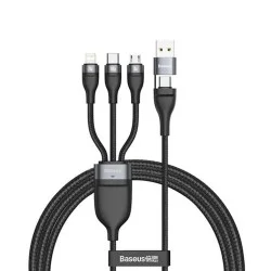 Baseus Flash Series Two-for- Three Data Cable 100w (Ca2t3-g1)