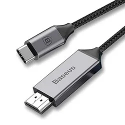 Baseus Video Type-C Male to HDMI 4K Male Cable 1.8m Space gray Baseus Video Type-C Male to HDMI 4K Male Cable 1.8m Space gray