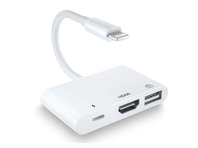 COTEetCI Lightning OTG HDMI 3in1 Adapter with USB Camera Port