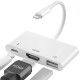 COTEetCI Lightning OTG HDMI 3in1 Adapter with USB Camera Port