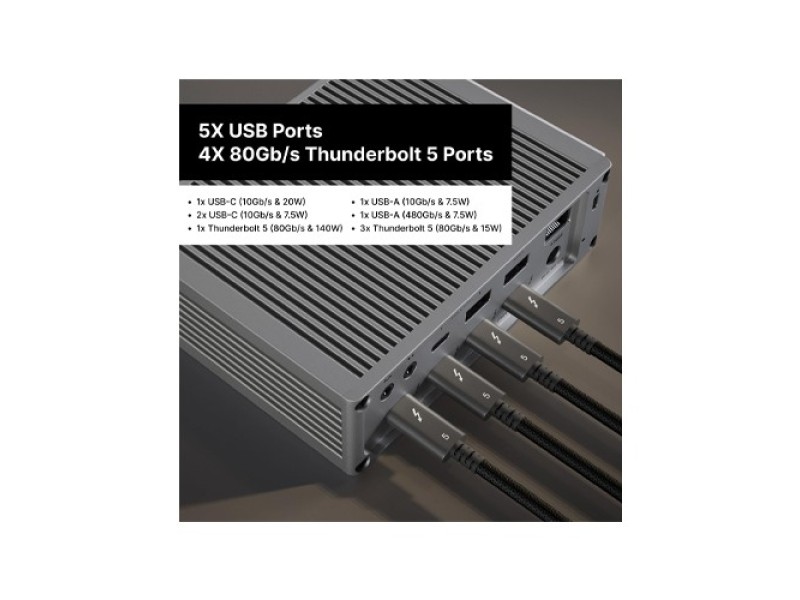CalDigit TS5 Thunderbolt 5 Dock Station
