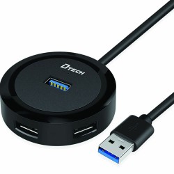 DTech DT-3309 Fast Charging Data Transfer 4 Ports USB 3.0 OTG Hub