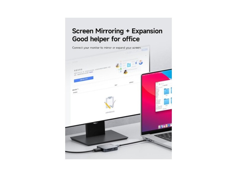 HAGIBIS TC100 USB C MAGNETIC DOCKING STATION