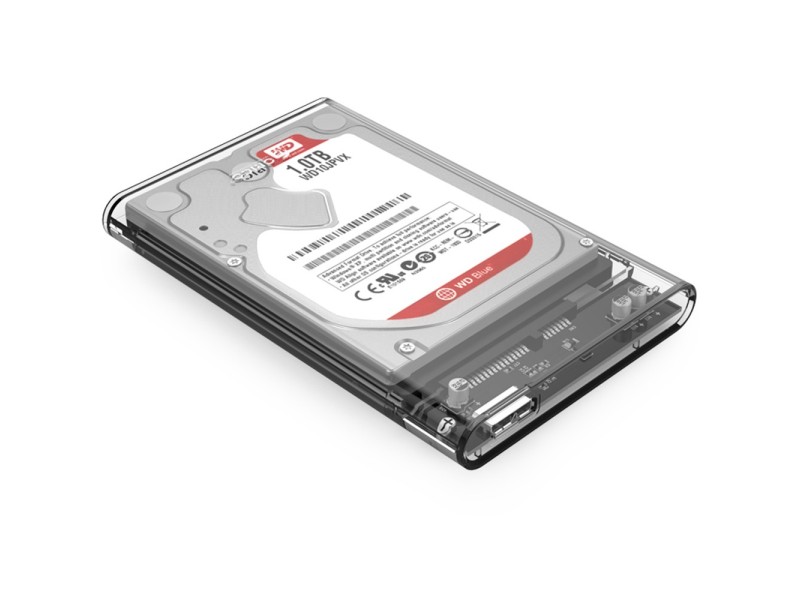 ORICO 2.5 INCH 2139U3 TRANSPARENT USB 3.0 HARD DRIVE ENCLOSURE