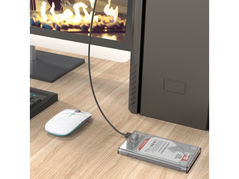 ORICO 2.5 INCH 2139U3 TRANSPARENT USB 3.0 HARD DRIVE ENCLOSURE