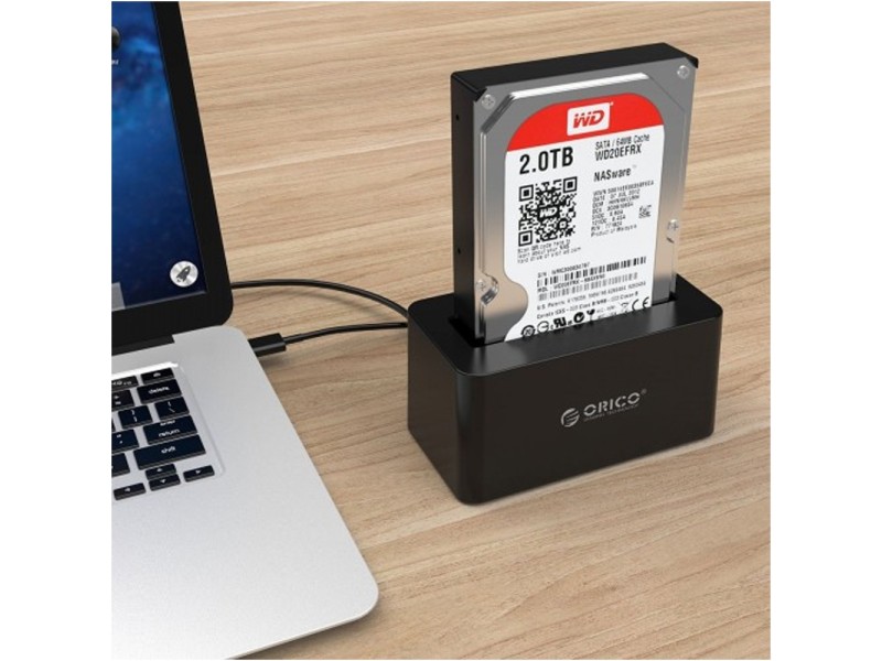 ORICO 6619SUS3 DUAL BAY 2.5INCH AND 3.5INCH SATA USB 3.0 HDD ENCLOSURE WITH DOCKING STATION