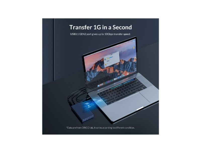 ORICO M2P2J-C3 M.2NVME SSD ENCLOSURE