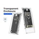 ORICO TC10-MS Transparent 5Gbps mSATA SSD Enclosure
