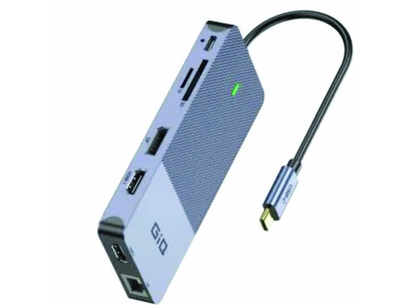 QGEEM GIQ 11-IN-1 4K USB-C DISPLAY LINK DOCKING STATION (D6906P)