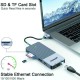 QGEEM GIQ 11-IN-1 4K USB-C DISPLAY LINK DOCKING STATION (D6906P)