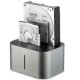 SSK DK100 2-Bay for 2.5 3.5 HDD SSD USB 3.0 to Adapter Hard Drive Enclosure Docking Station