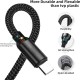 Nylon Braided Surface Connect To USB-C Charging Cable 1m