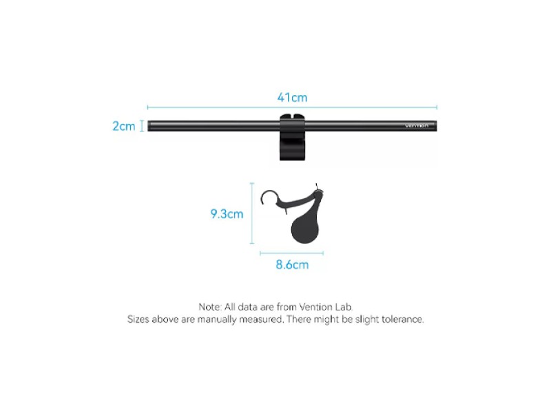 Vention PDA Eye-Care Hanging Monitor Screen Light Bar 3-Level Color Temp LED Monitor Lamp