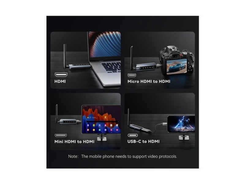 VENTION WIRELESS HDMI TRANSMITTER AND RECEIVER 200M (ADPH0-1)