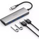 WIWU A440 ALPHA 4 IN 1 USB TYPE C  HUB 