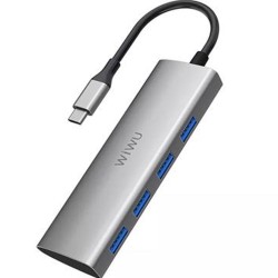WIWU A440 ALPHA 4 IN 1 USB TYPE C  HUB 