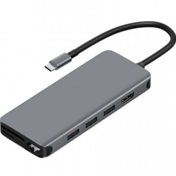 WIWU ALPHA 12 IN 1 TYPE C MULTIFUNCTION HUB