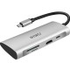WIWU ALPHA A731HP 7 IN 1 TYPE C MULTIFUNCTION HUB