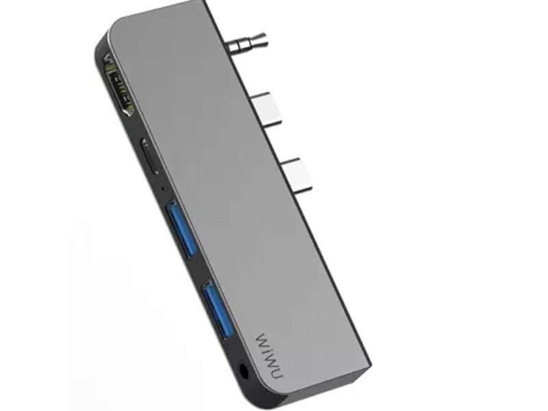 WIWU ALPHA MX PRO 5 IN 1 LAPTOP ADAPTER DONGLE