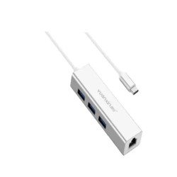 YUANXIN X-3561T TYPE C HUB + LAN CARD