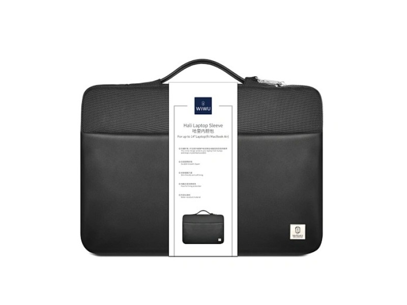 WiWU Hali Laptop Sleeve Protective Business Carrying Handbag for 14/15.6 inch