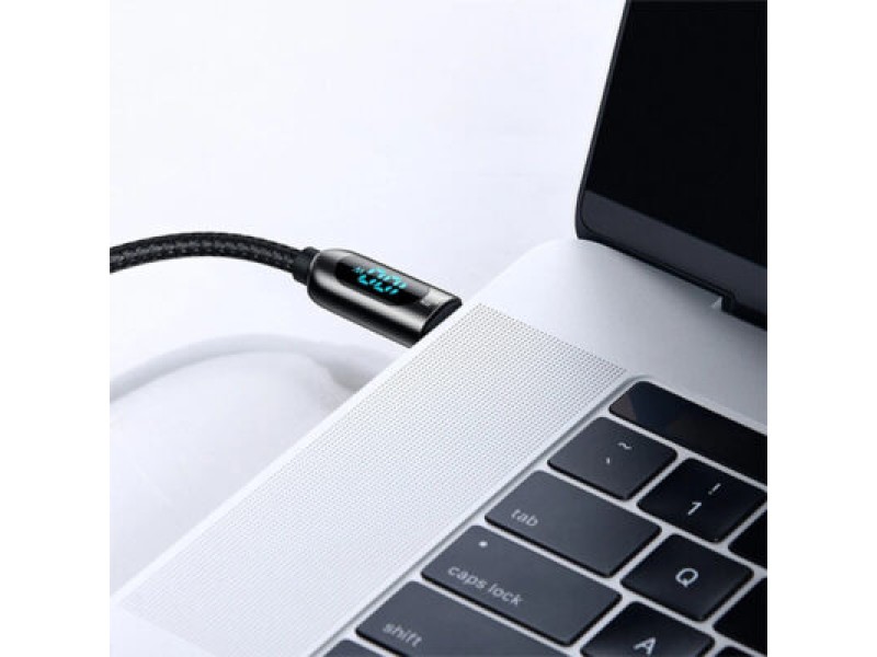 Baseus Display Fast Charging Type C to Type C Data Cable 100W