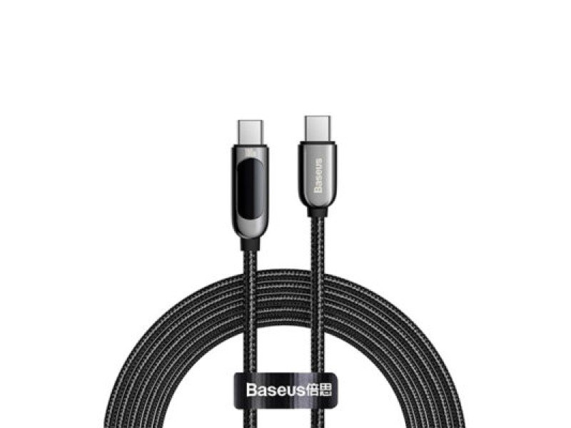 Baseus Display Fast Charging Type C to Type C Data Cable 100W