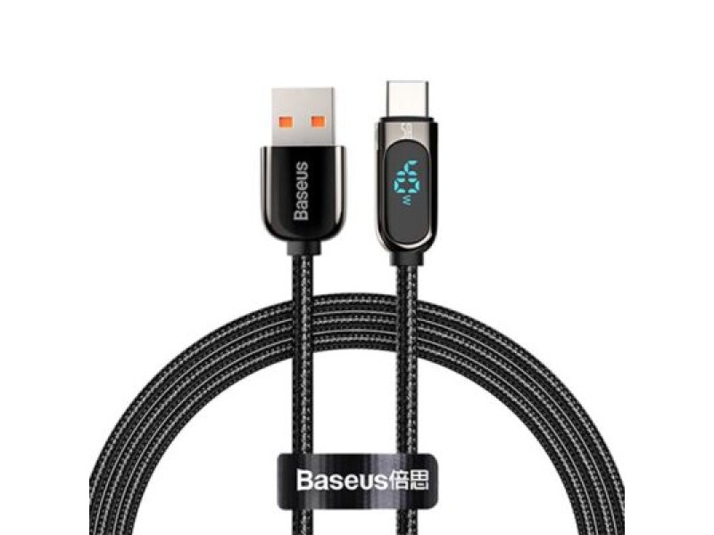 Baseus Display Type-C 5A 40W Fast Charging Data Cable