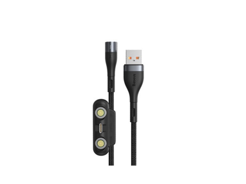 Baseus Zinc Magnetic Safe Fast Charging Data Cable Type C Lightning Micro