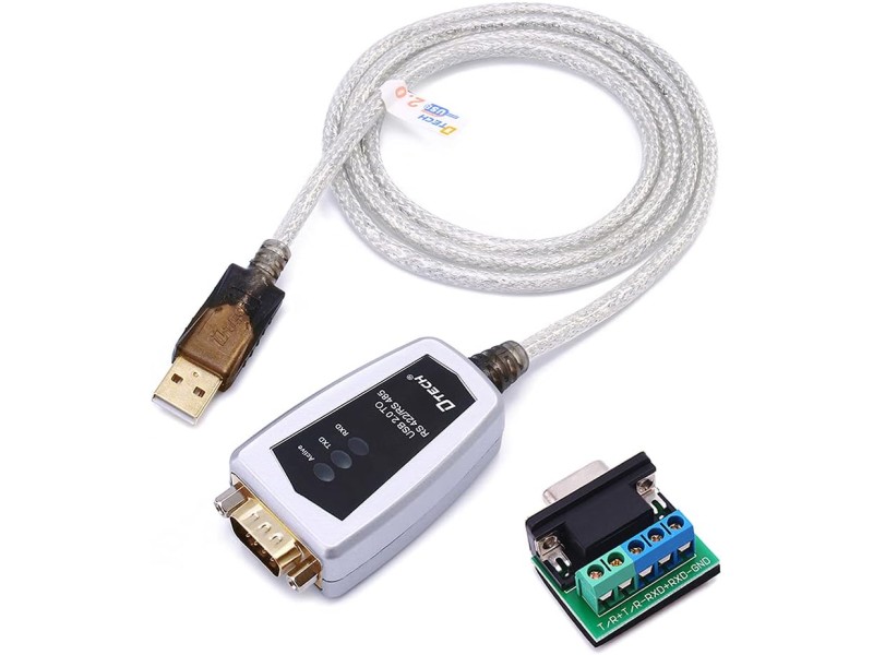 DTECH USB TO RS485 SERIAL PORT CONVERTER ADAPTER CABLE