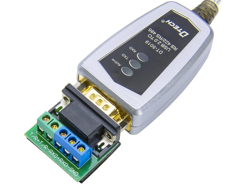 DTECH USB TO RS485 SERIAL PORT CONVERTER ADAPTER CABLE