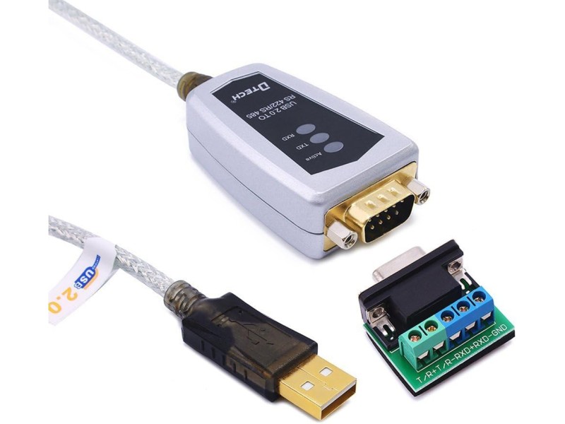 DTECH USB TO RS485 SERIAL PORT CONVERTER ADAPTER CABLE