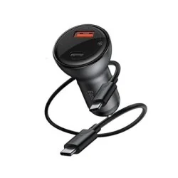 Baseus TZCCBX-C0G Digital Display PPS QC 2xUSB Car Charger