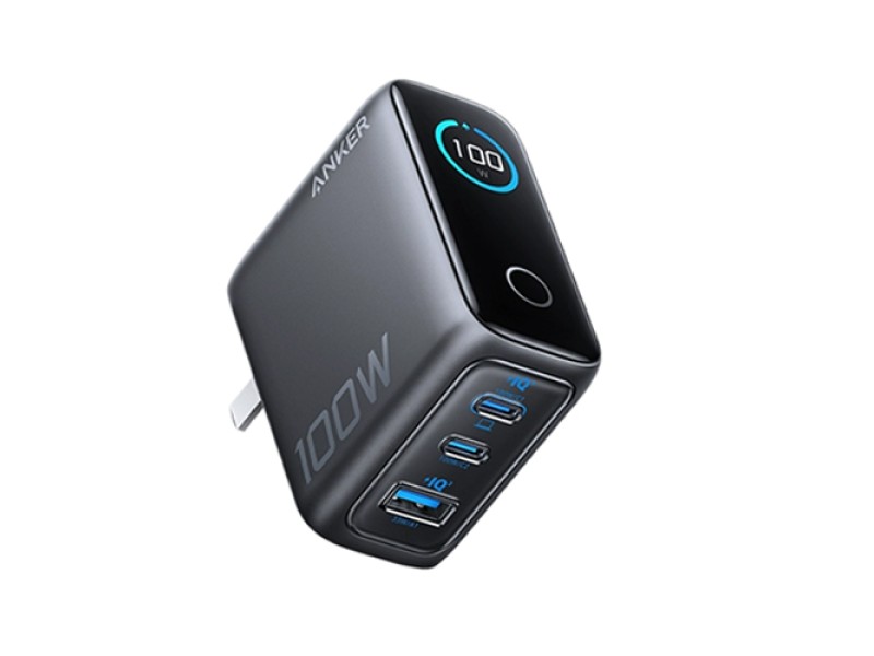 ANKER A121B GAN PRIME LITE  SMART DISPLAY 100W CHARGER