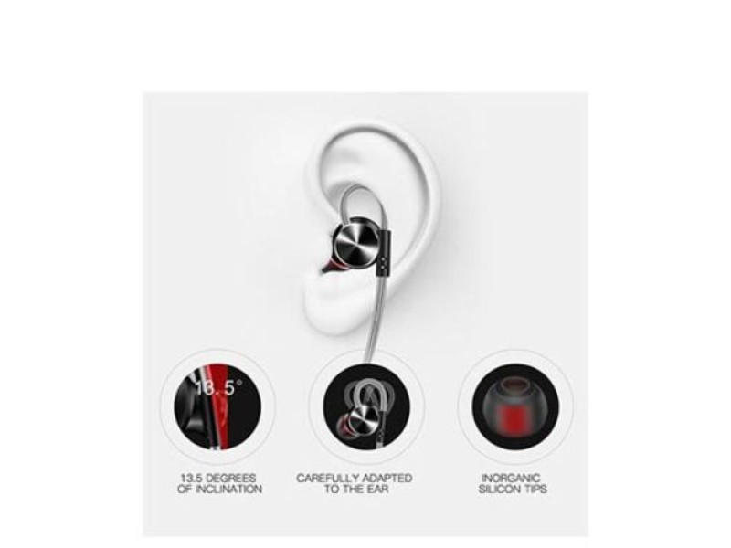QKZ DM10 Metallic Earbuds Stereo Earphones