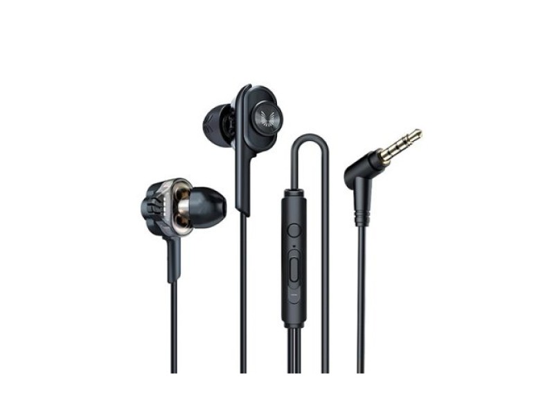Uiisii BA-T6J 3.5mm Dual Drivers Hires Earphone