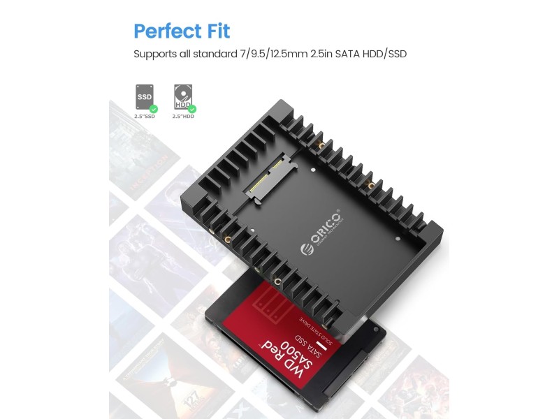 ORICO 2.5 TO 3.5 INCH HARD DRIVE CADDY ADAPTER (1125SS)