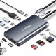 LENOVO TYPE-C DOCK LX0801 ADAPTER HDMI/VGA/TF/SD CARD GIGABIT PORT ADAPTER CABLE INTERFACE USB 3.0 HUB