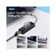 ORICO TYPE C TO 3 PORT USB HUB+LAN (PW3UR-C3)