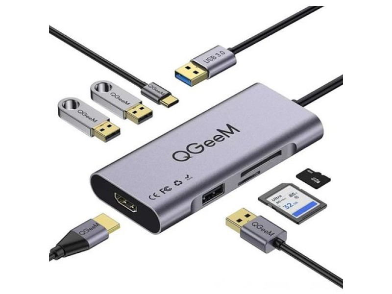 QGEEM USB A DOCKING STATION (QG-UH07-A)