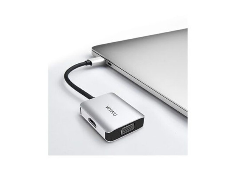WIWU ALPHA A20VH 2 IN 1 USB 3.0 TYPE C HUB