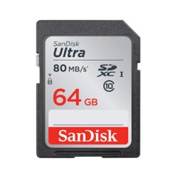 SanDisk Ultra 64GB Class 10 SDXC UHS-I Memory Card