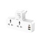 LDNIO Power Strip 2 Port with 2 USB and 1 USB-C PD & QC3.0 EU