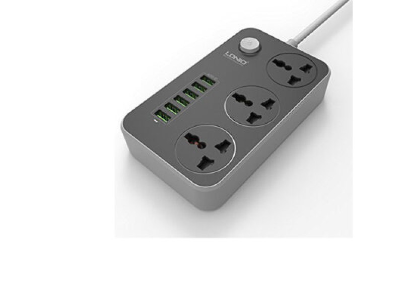  LDNIO 6 USB Ports and 3 Power Socket Extension