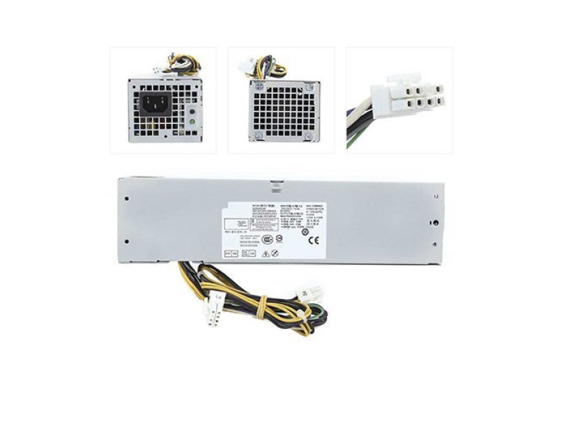 Dell Optiplex 3020 7020 9020SFF Desktop Supplies D255AS‑00 100‑240V Power Supply (8pin-4pin)