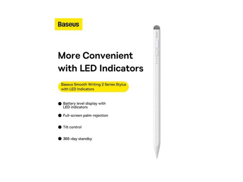 BASEUS SMOOTH WRITING 2 SERIES  ACTIVE + PASSIVE STYLUS PEN(SXBC060302)