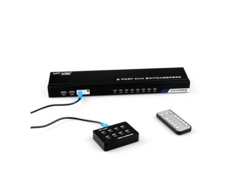 MT-VIKI MT-801UK-C 8 PORT VGA USB KVM SWITCH WITH IR